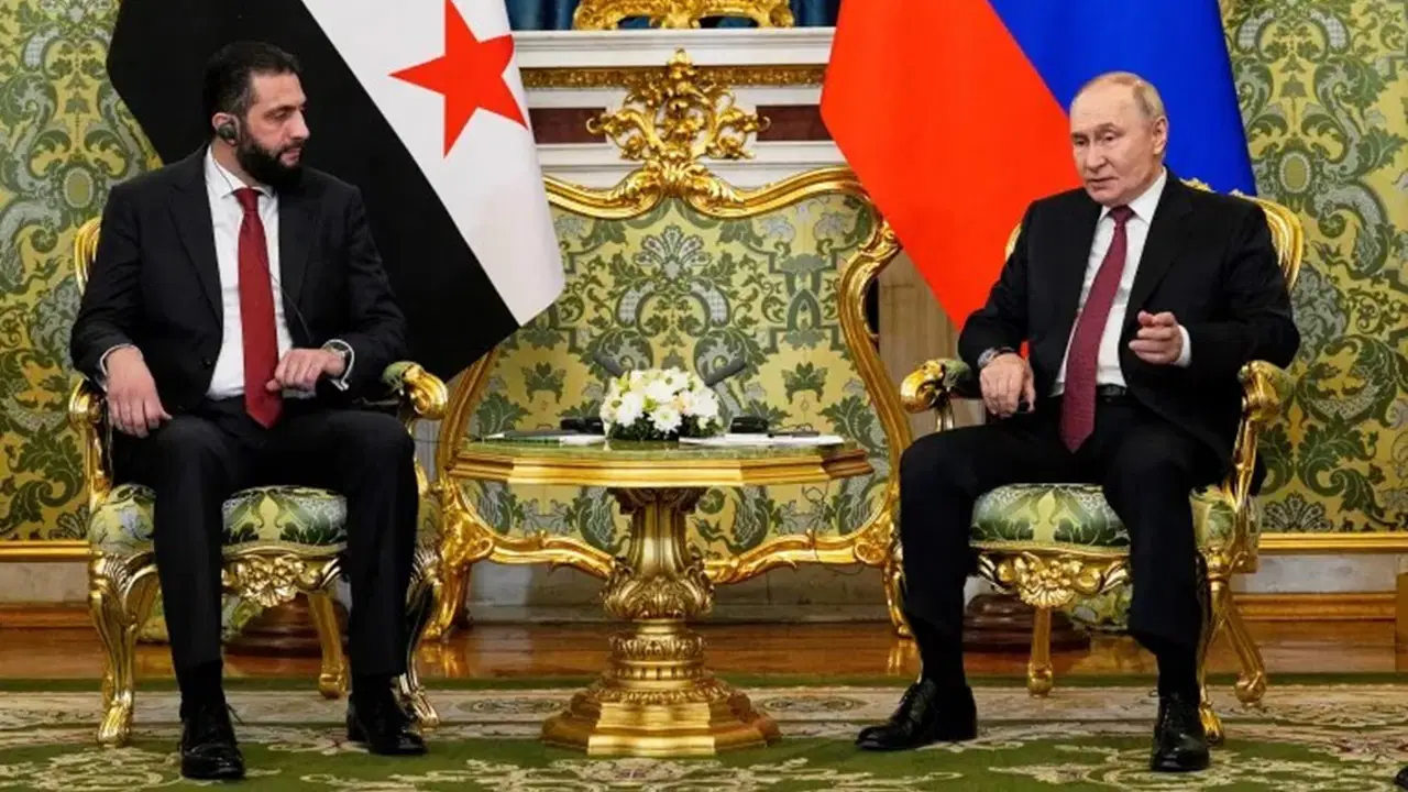 Putin ile Şara, Moskova'da bir araya geldi
