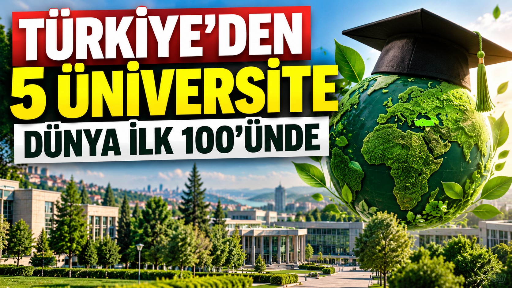 Türkiye'den 5 Üniversite Dünya İlk 100'ünde