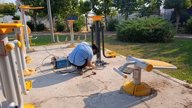 Akdeniz'de parklar yenileniyor, güvenli hale getiriliyor