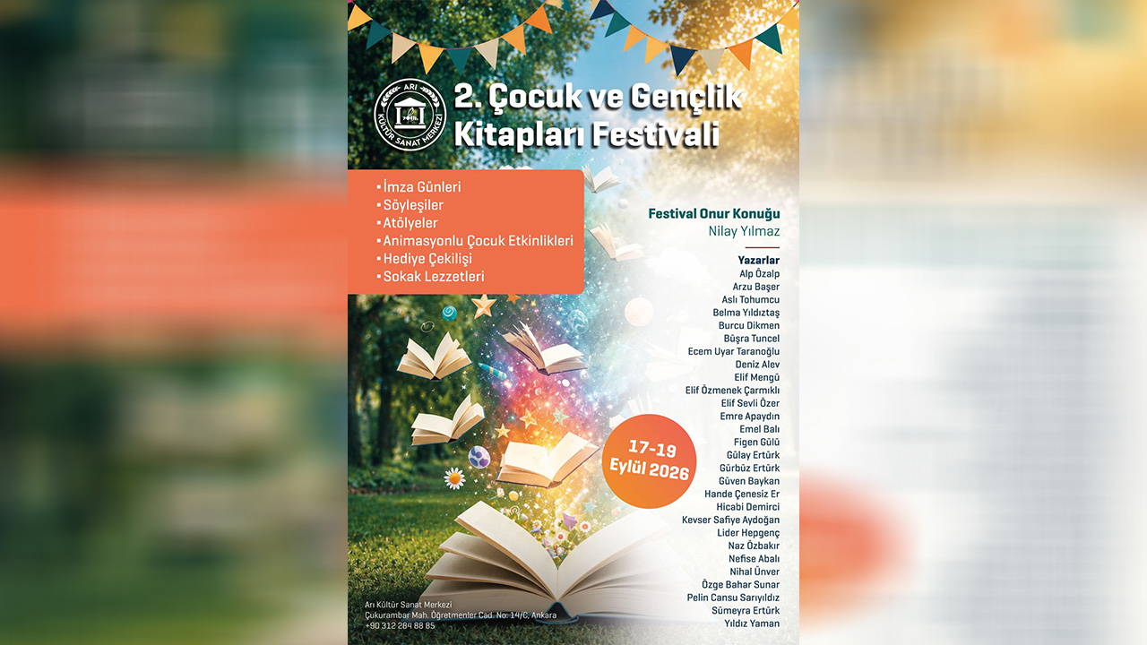 Ankara'da 2. çocuk ve gençlik kitapları festivali başlıyor