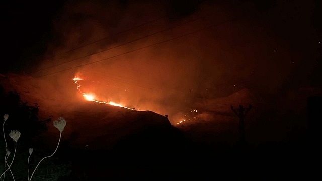 Aydin'da tarim arazisinde yangin — ekipler müdahale ediyor
