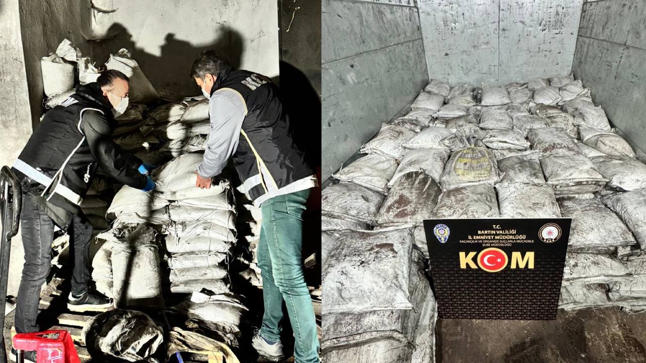 Bartın'da evin deposunda 8 ton titanyum ele geçirildi