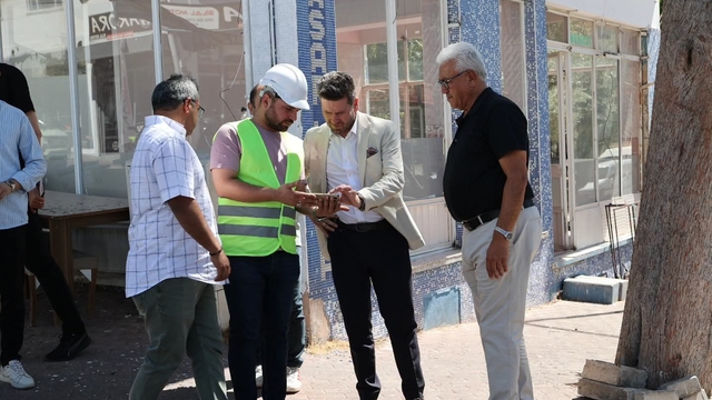 Başkan Tatık, Tavas'taki altyapı çalışmalarını denetledi