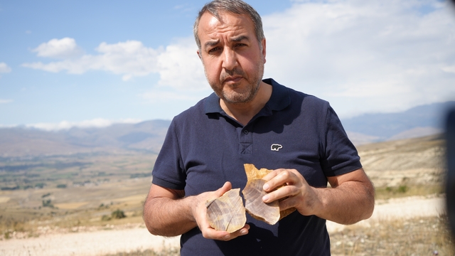 Bayburt'ta öğretmen 150 milyon yıllık fosil buldu
