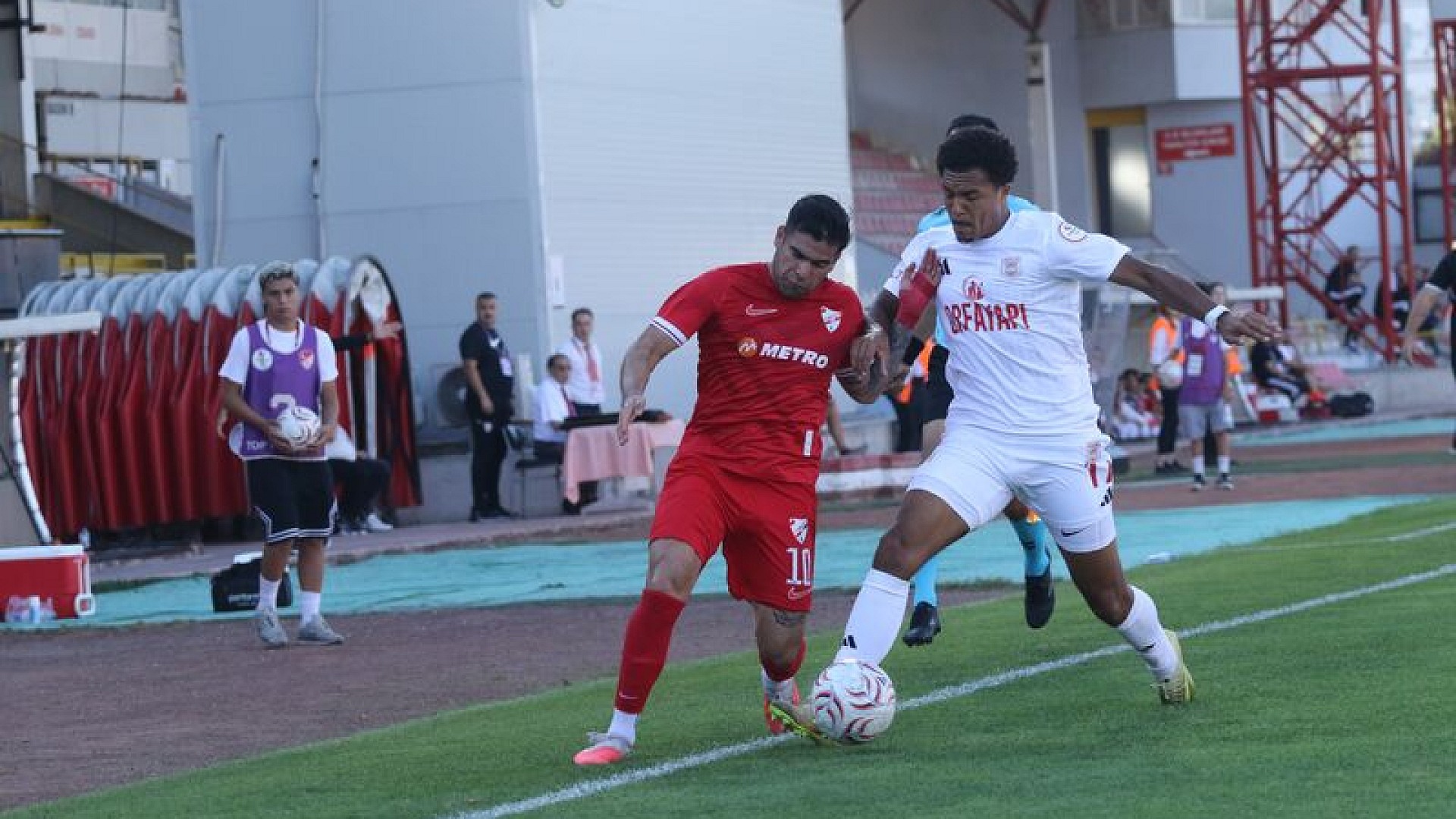 Bolu'da Trendyol 1. Lig'de 1-1 berabere kalındı