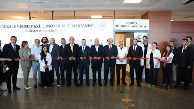 Çanakkale'de robotik yürüme rehabilitasyon cihazı devrede