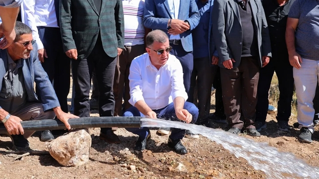 Çatıksu köyünde 4 kilometrelik içme suyu hattı hizmete girdi
