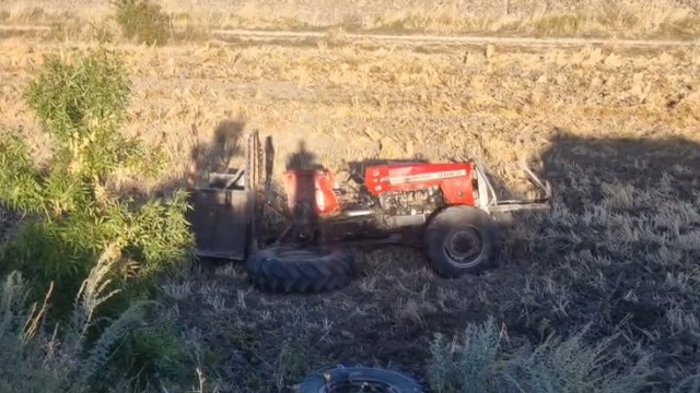 Çorum'da minibüs ve traktör çarpıştı: 1 ölü, 1 yaralı