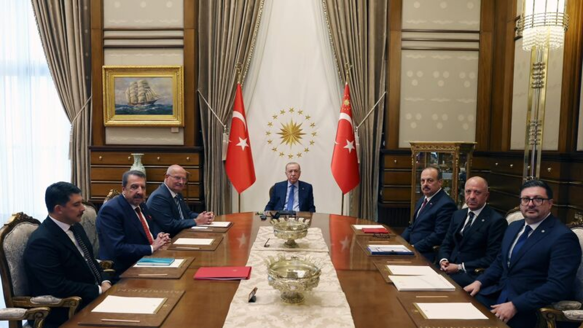 Cumhurbaşkanı Erdoğan, Ankara Valisi Canbolat'ı kabul etti
