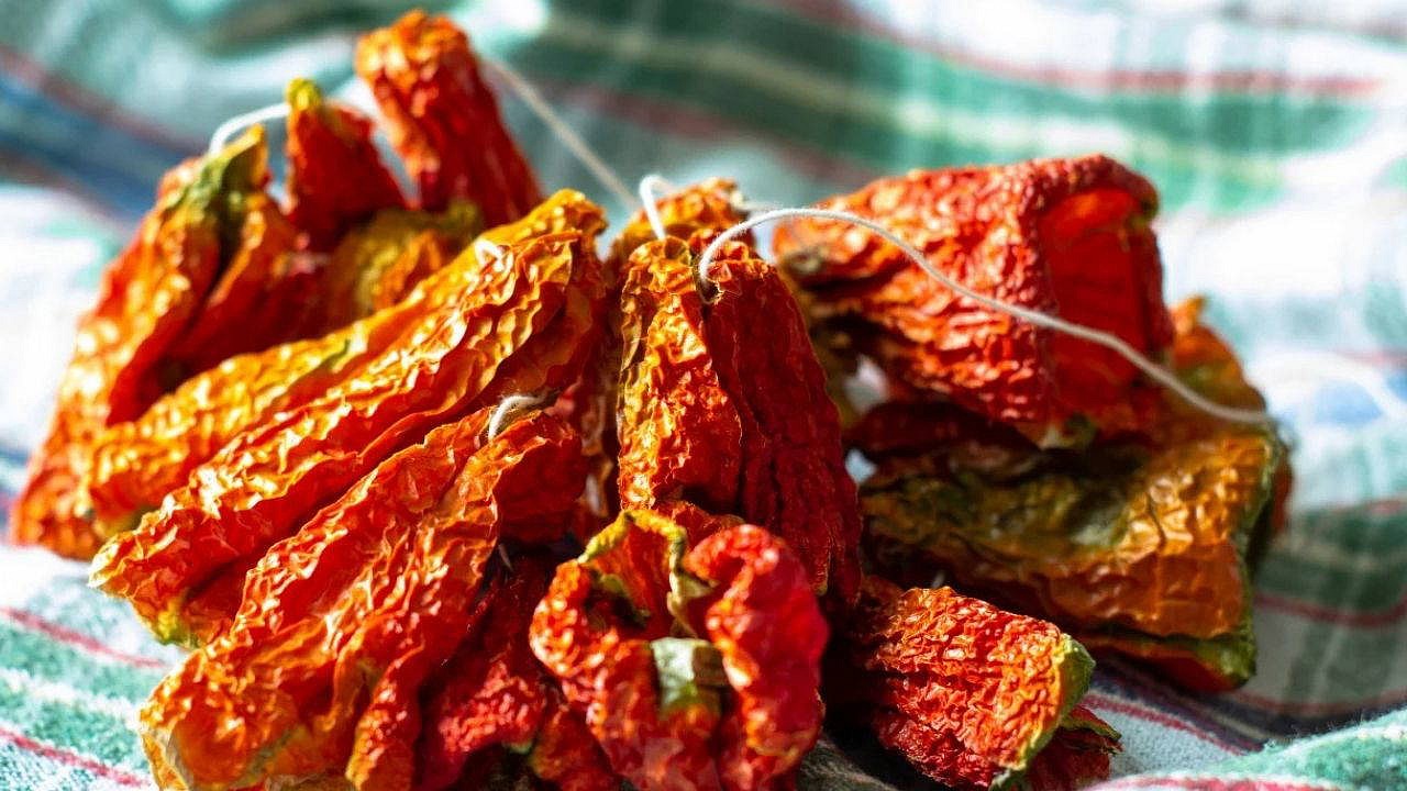 Dolmalık patlıcan ve biber kurutmanın altın kuralları