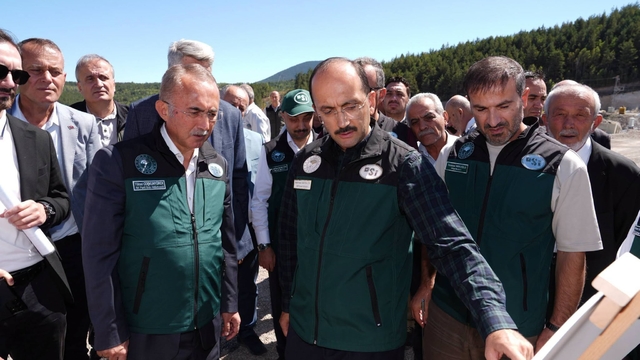 DSİ Genel Müdürü Balta, Tekke Barajı'nda bulundu