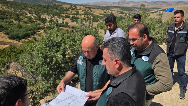 Emirler Göleti'nde inşaat çalışmaları devam ediyor