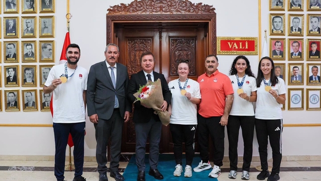 Erzincan'ın milli sporcuları 5 altın madalya kazandı