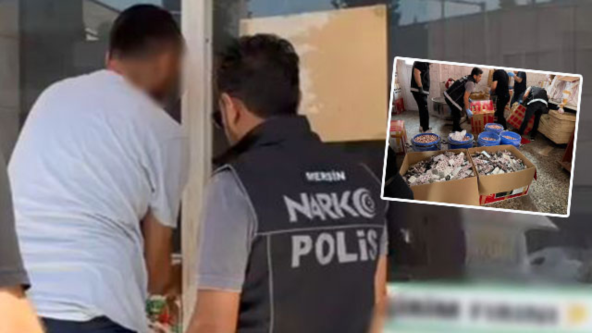 Mersin'de uyuşturucu operasyonunda 1.7 milyon hap ele geçirildi