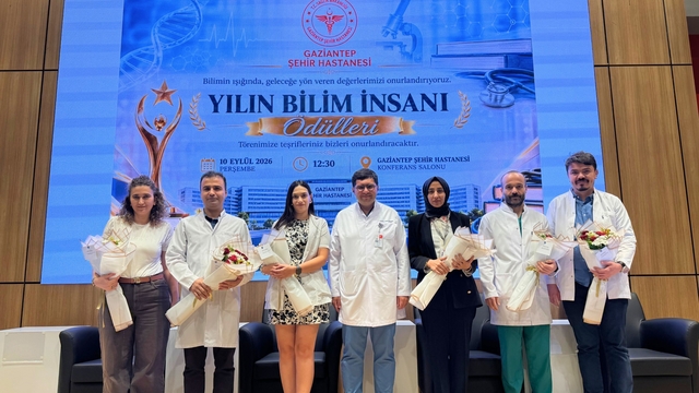 Gaziantep Şehir Hastanesi'nde ödüller verildi