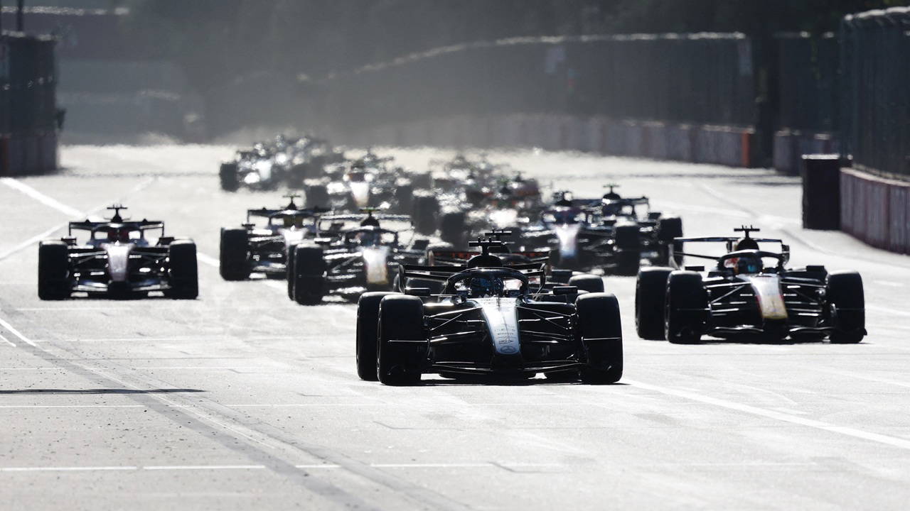 George Russell, Azerbaycan Grand Prix'sini kazandi