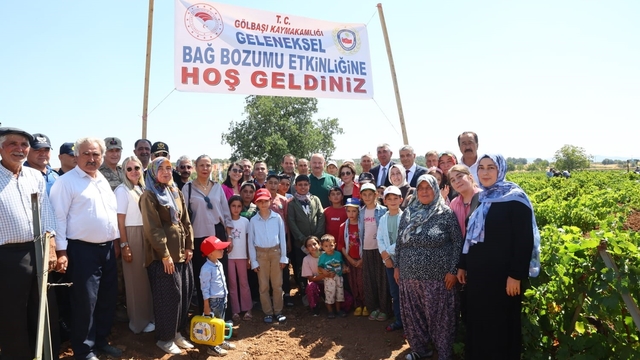 Gölbaşı'nda bağ bozumu şenlikleri coşkuyla başladı