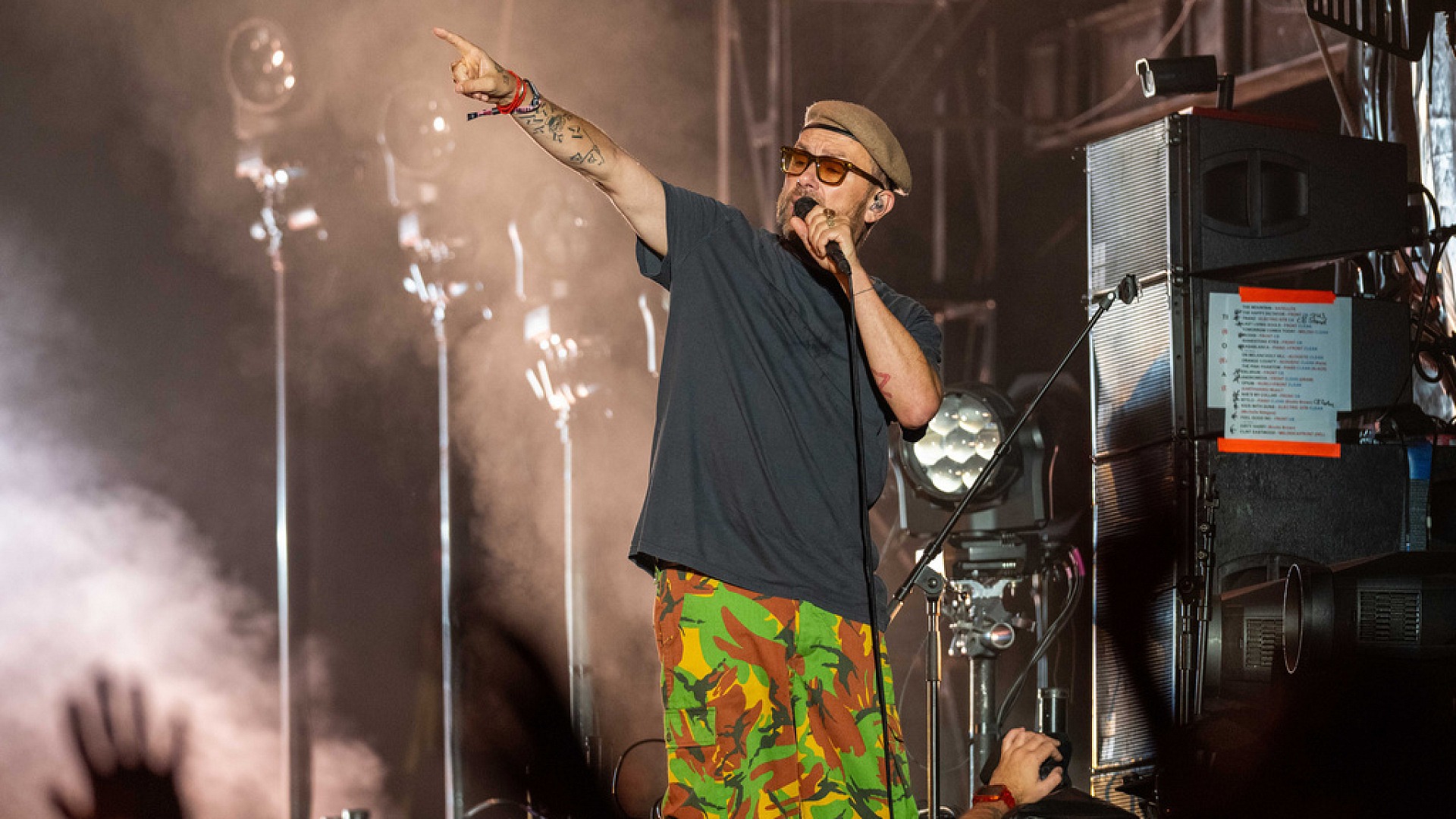 Gorillaz konserinde Filistin bayrağı açıldı