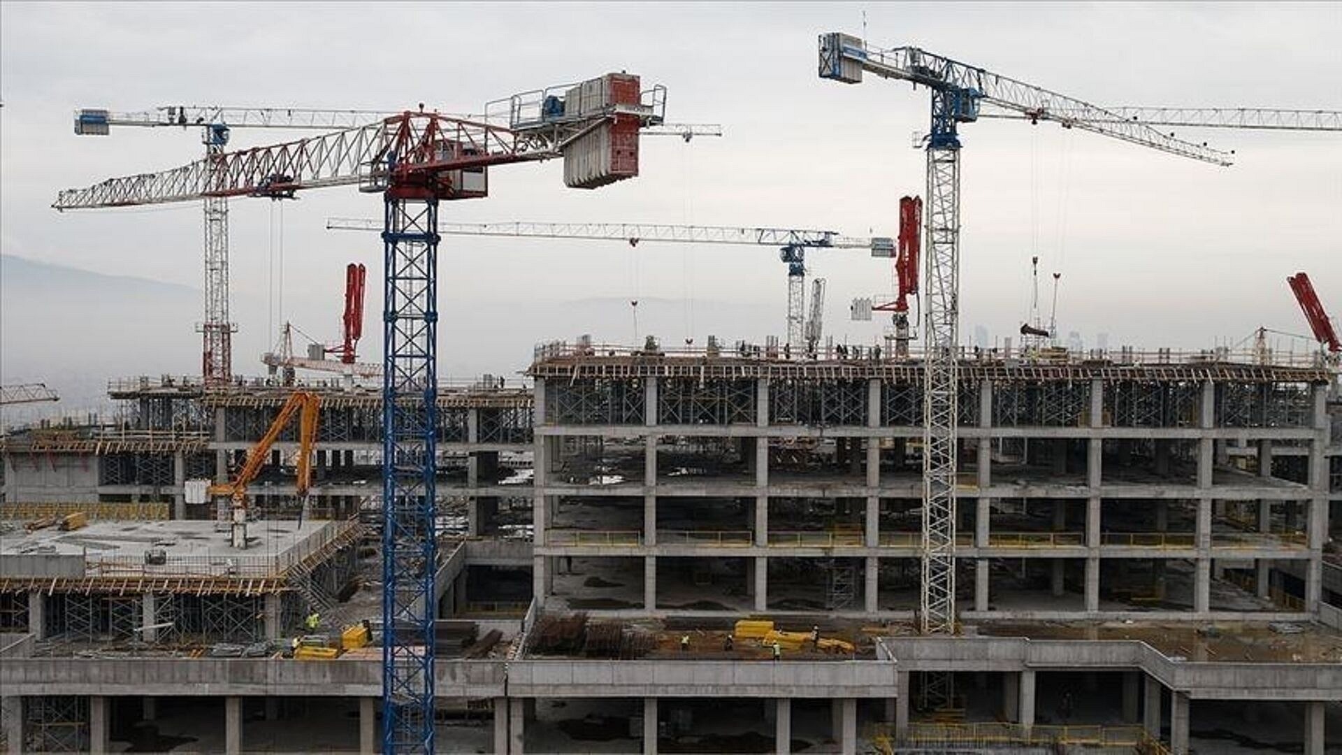 İnşaat üretim endeksi Temmuz'da yüzde 4,7 düştü