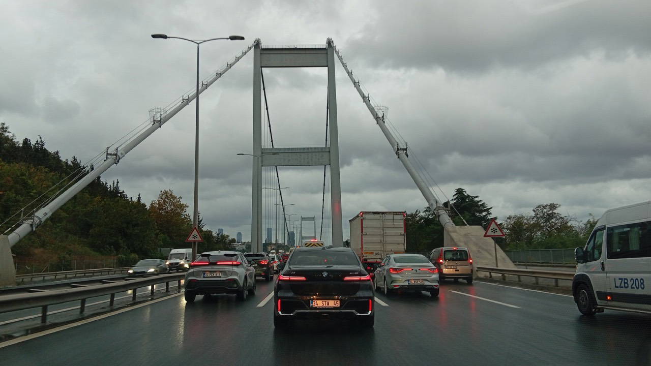 İstanbul'da ilk iş gününde trafik yoğunluğu yüzde 62