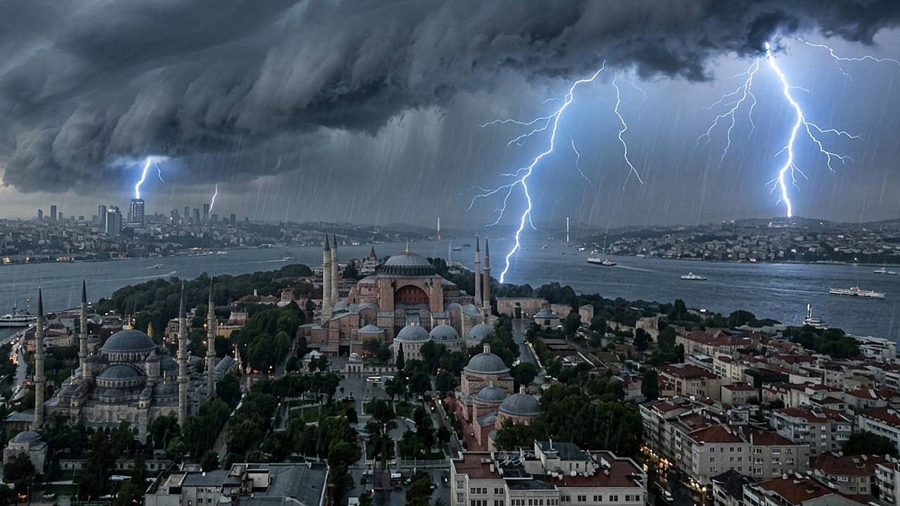 İstanbul'da sağanak yağışlar başlıyor, AKOM tarih verdi