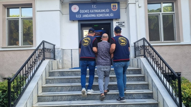 Ödemiş'te 8 yıl hapis cezası bulunan şahıs yakalandı