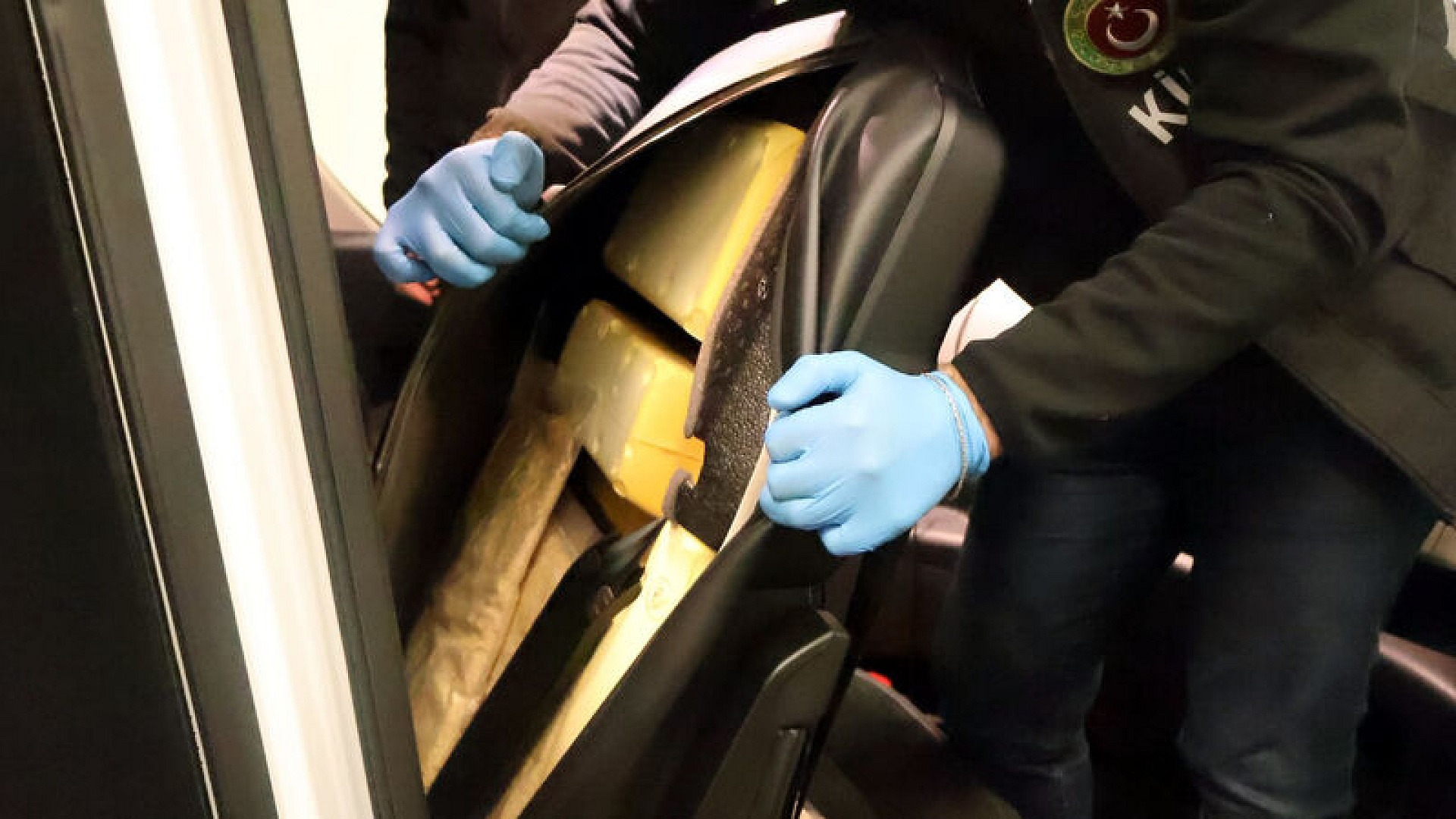 Kapıkule'de TIR'da 50 kilo 506 gram uyuşturucu bulundu