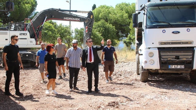 Kaş'ta yeni adliye binası inşaatı devam ediyor
