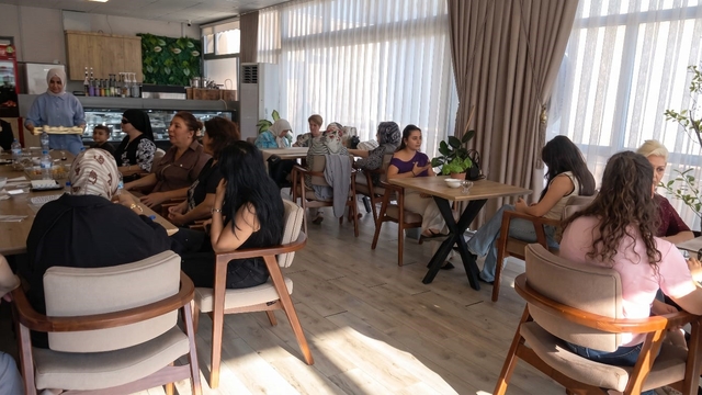 Kilis'te kadınlara ücretsiz psikolojik destek sunan kafe