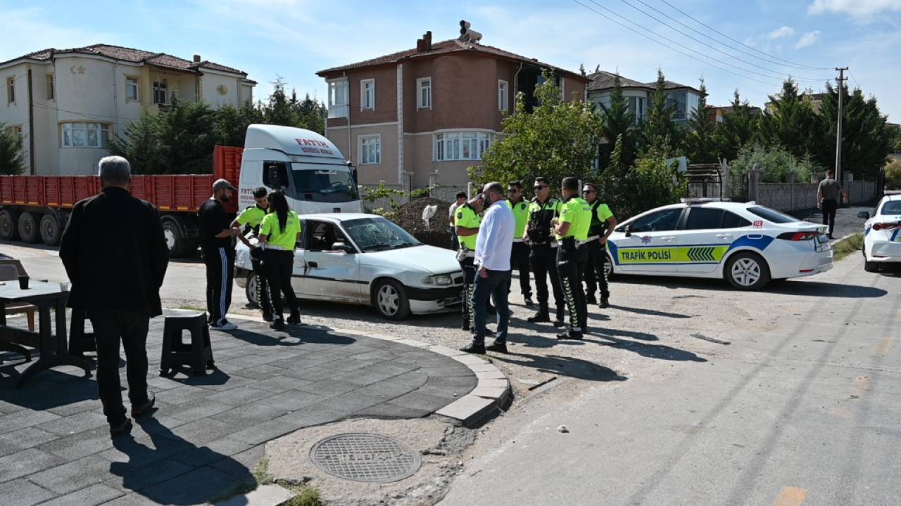Kırıkkale'de ehliyet sınavında kaza: 4 yaralı