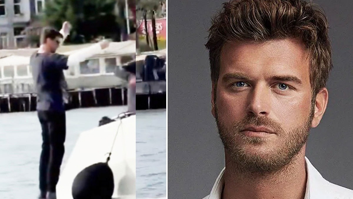 Kıvanç Tatlıtuğ Boğaz'da balık tutarak tutkusunu gösterdi