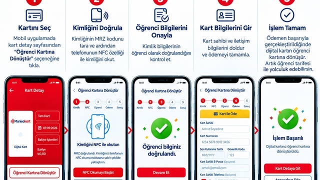 Manisa'da öğrencilere ulaşımda ManisaKart kolaylığı sağlandı