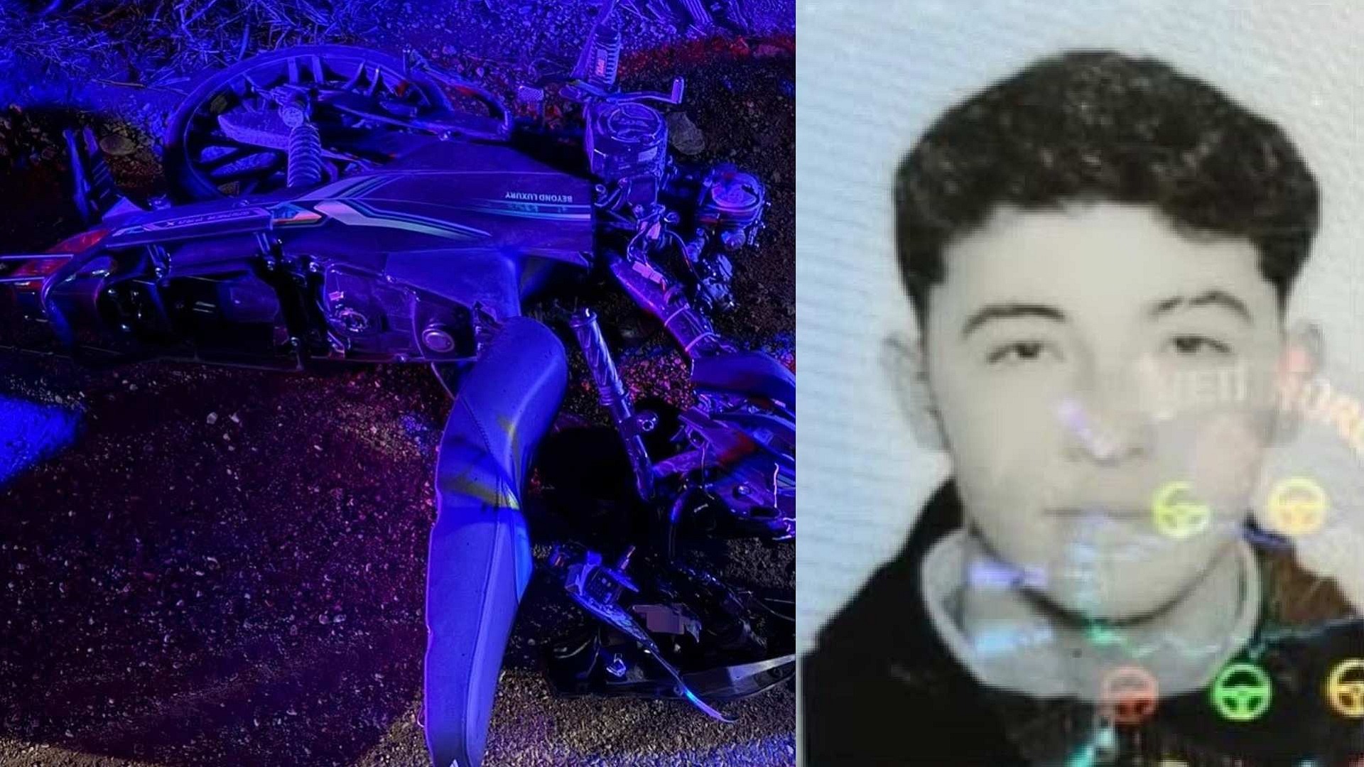 Mersin'de kamyonetle motosiklet çarpıştı, genç öldü