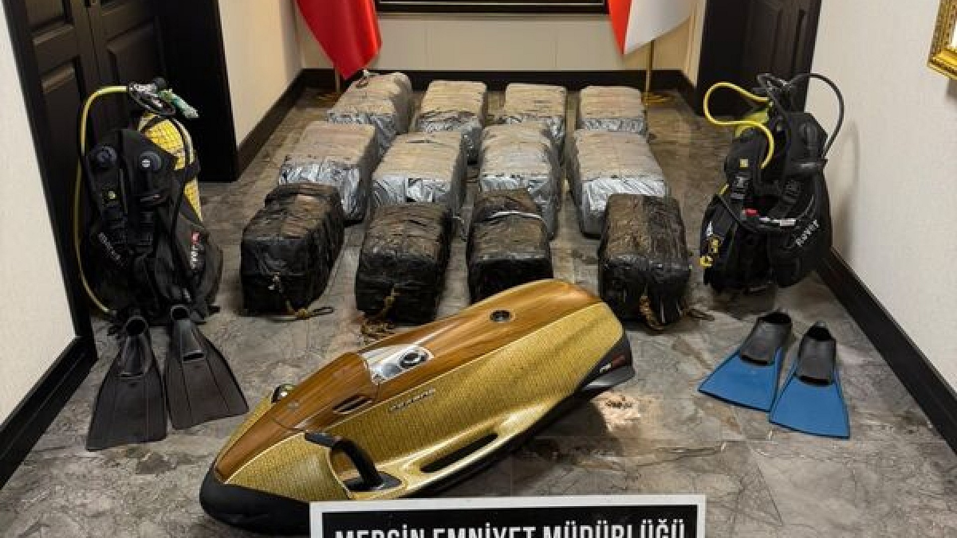 Mersin Limanı'nda 350 kilogram kokain yakalandı