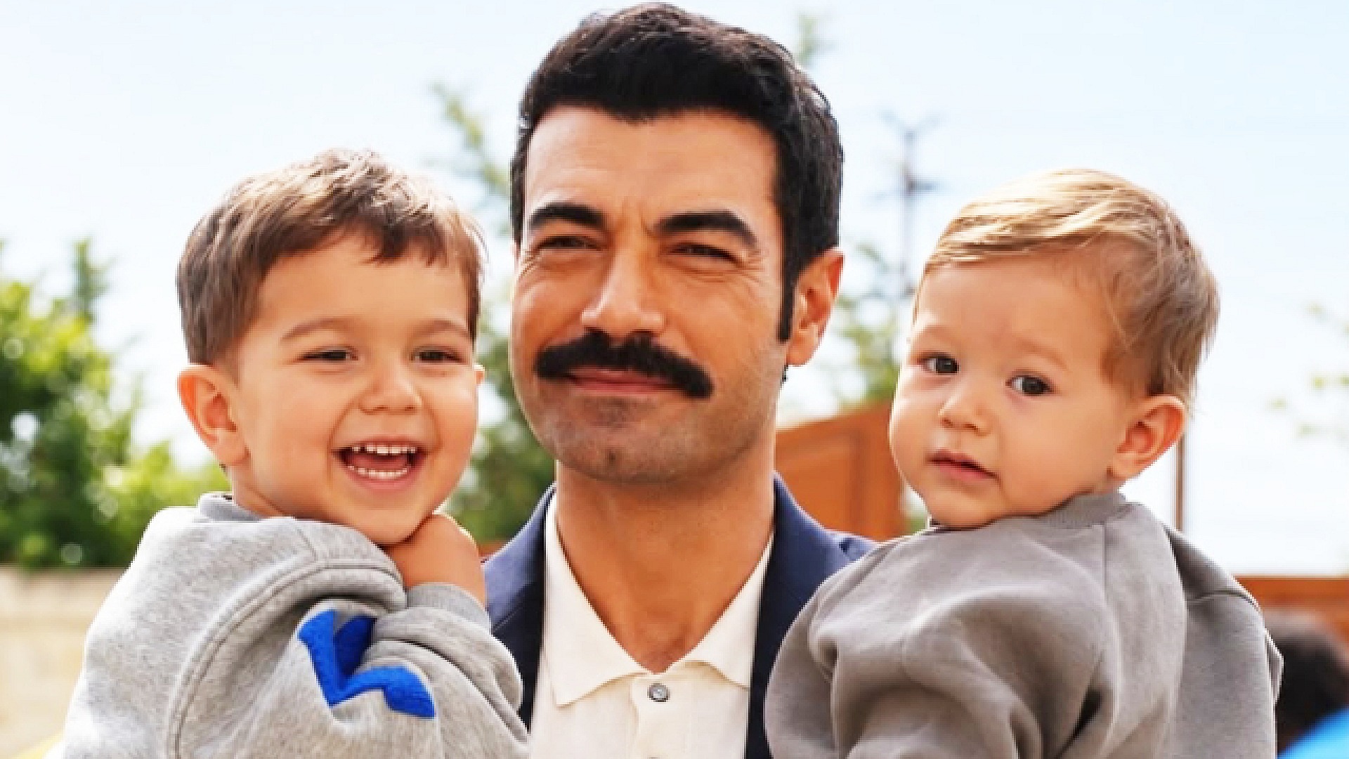 Murat Ünalmış'ın oğulları seti ziyaret etti