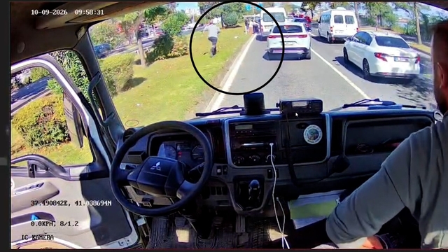 Ordu'da Heimlich manevrası ile sürücünün hayatı kurtarıldı