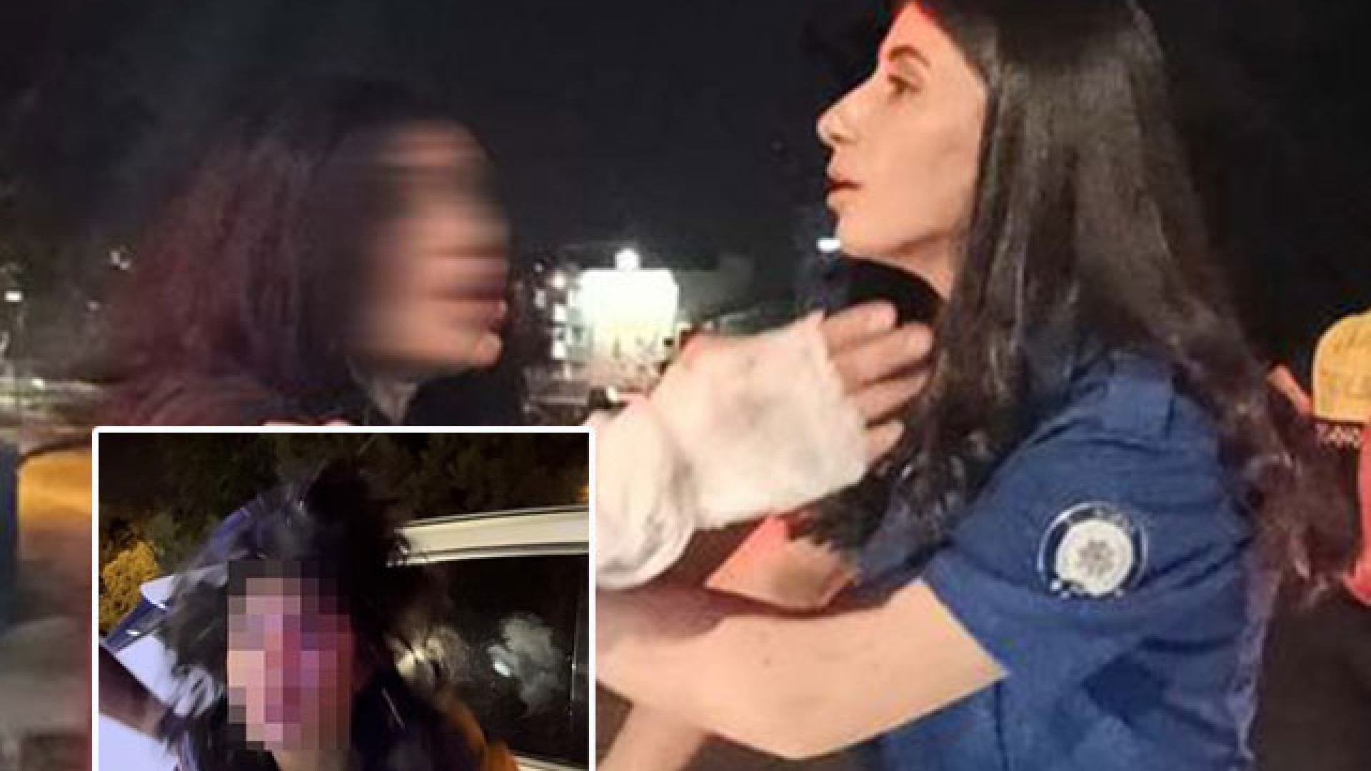 Polis, ters yöne giden otomobil sürücüsünü durdurdu