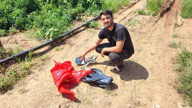 Adana'da hırsızlar 1 ton biberi çalarak kayıplara karıştı