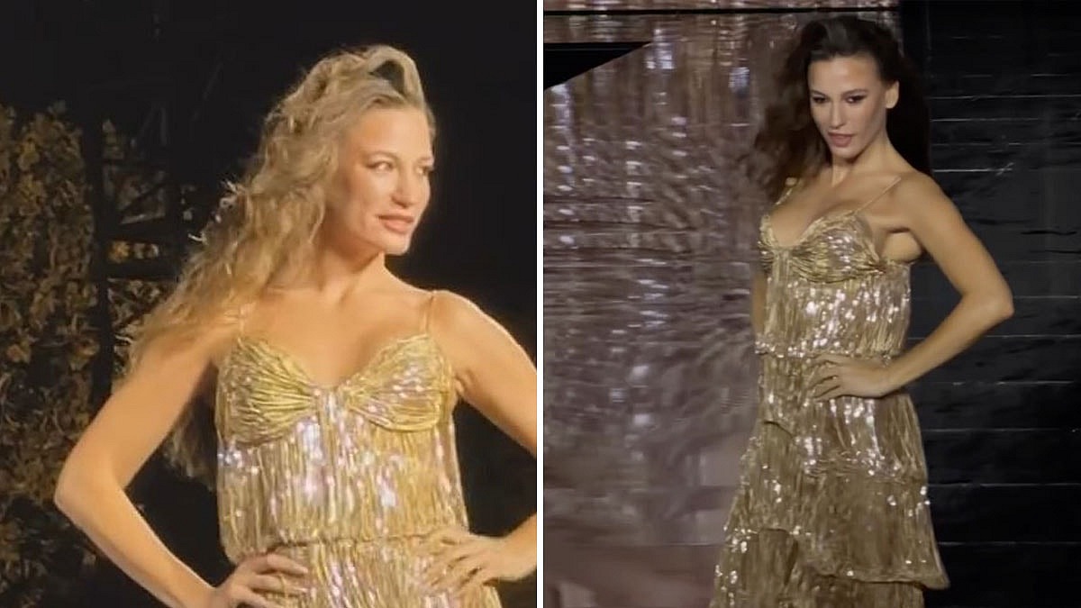 Serenay Sarıkaya Paris Moda Haftası'nda podyuma çıktı
