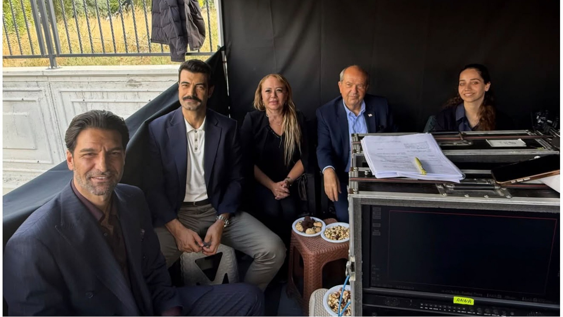 Sevdan Bir Ateş dizisinin setine Ersin Tatar sürpriz yaptı