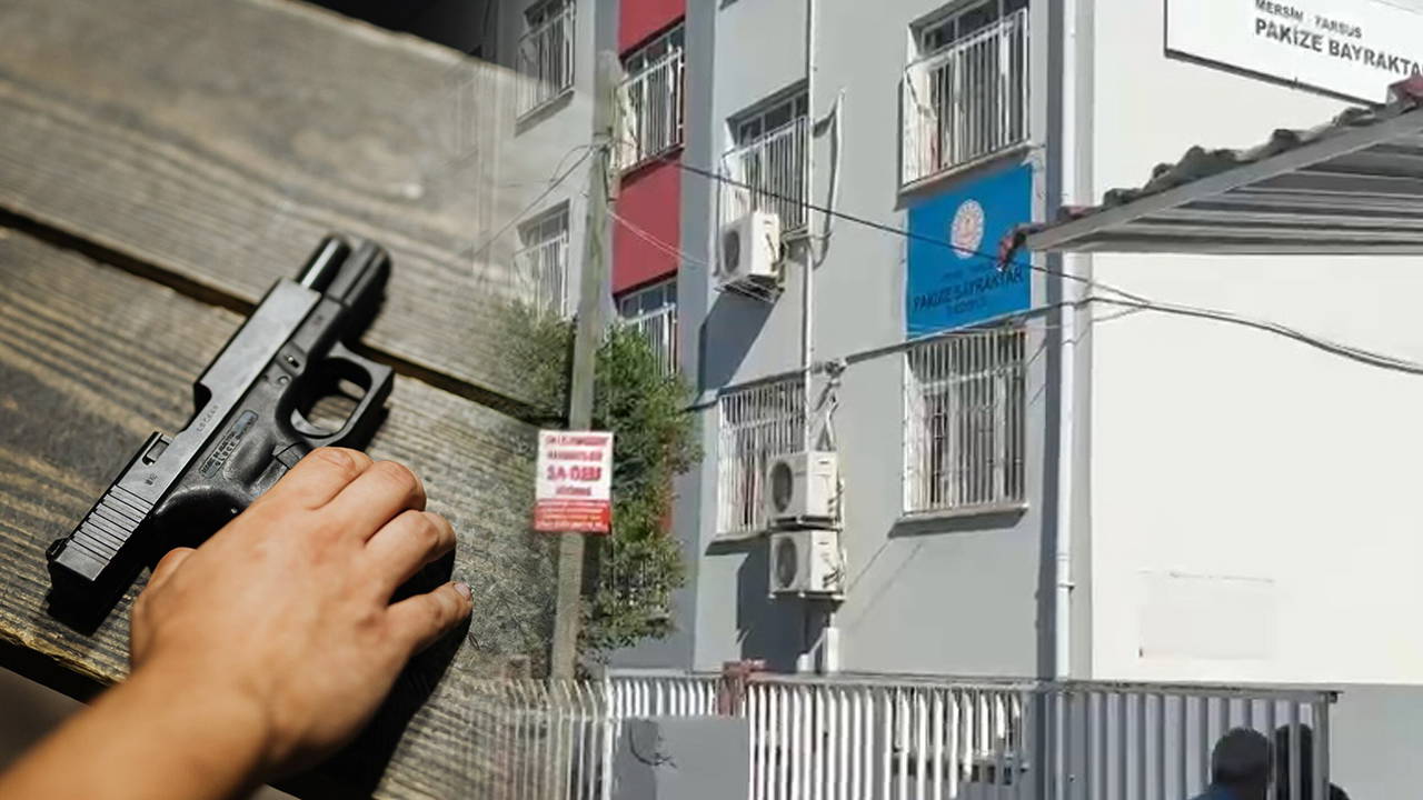 Tarsus'ta öğrencinin çantasında tabanca bulundu