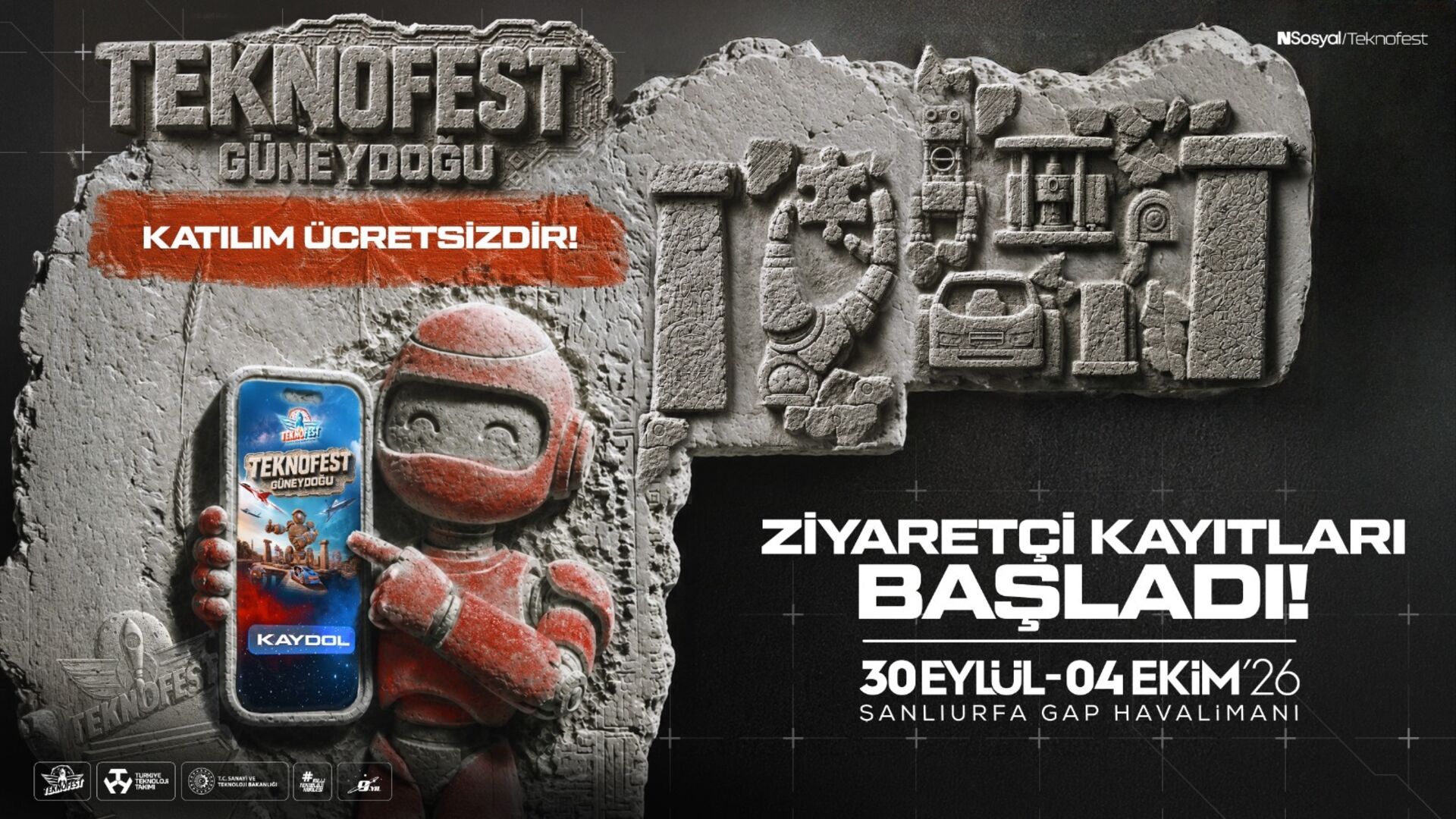 TEKNOFEST Güneydoğu, ziyaretçi kayıtları başladı