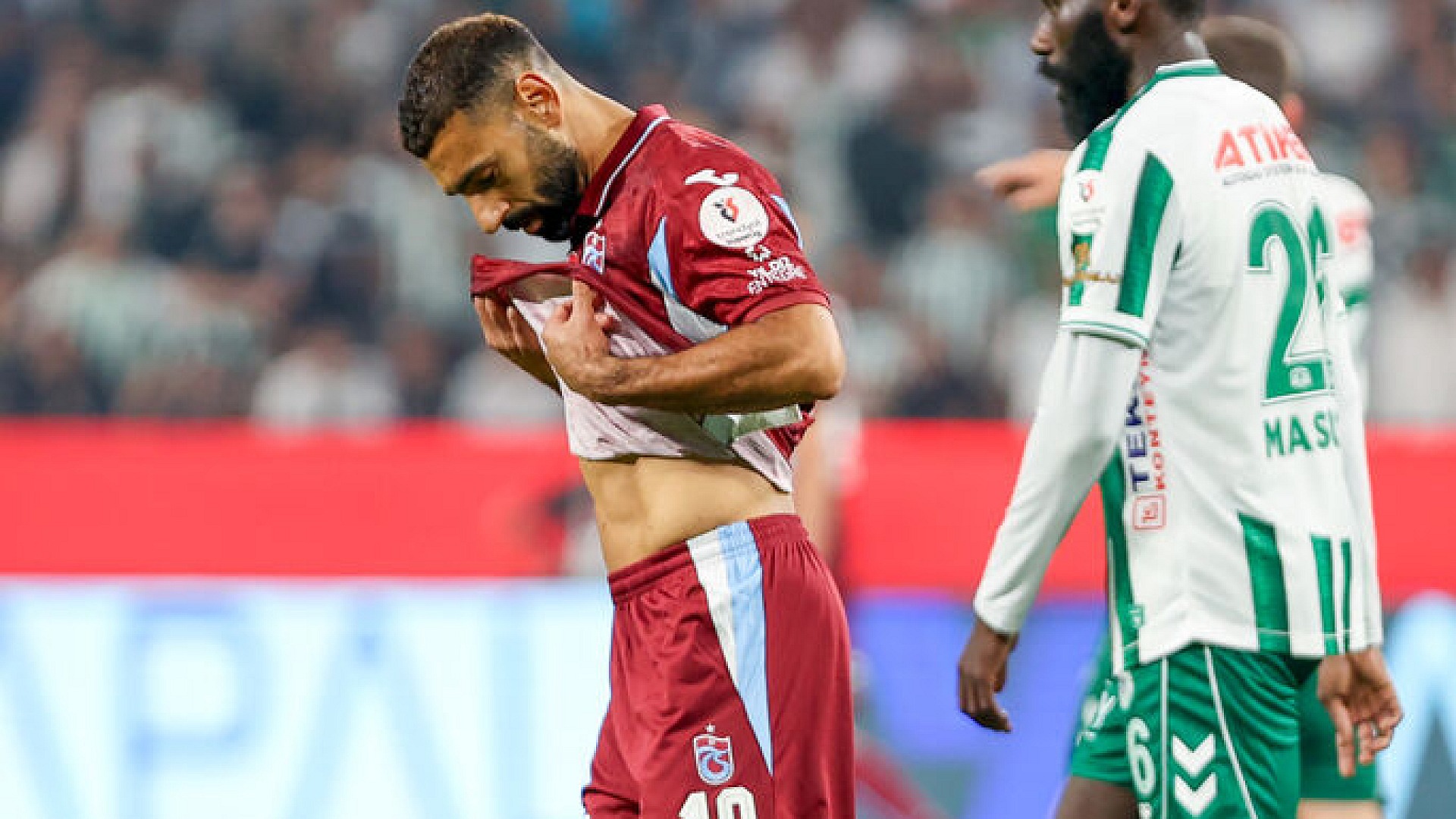 Trabzonspor, Konyaspor karşısında zor anlar yaşadı