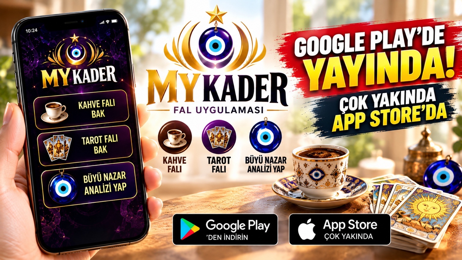 MY Kader Fal Uygulaması Google Play’de Yayında: App Store’a da Çok Yakında Geliyor