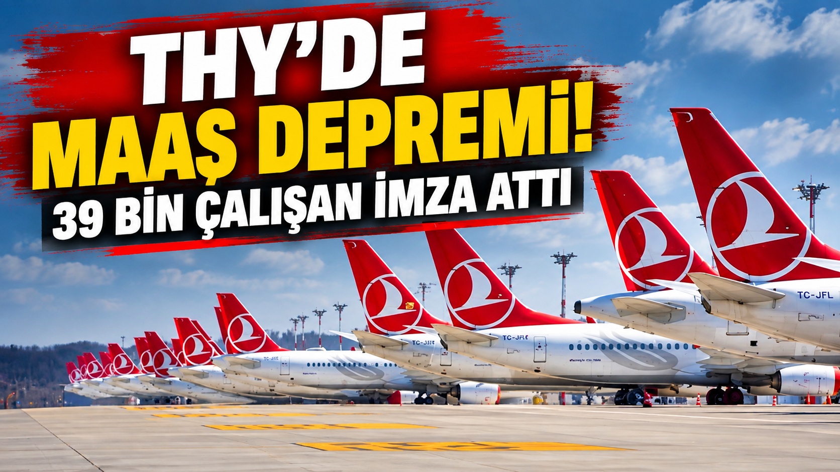THY’de 39 Bin Çalışan Kabul Etti: Maaşlarda Kesinti Geliyor