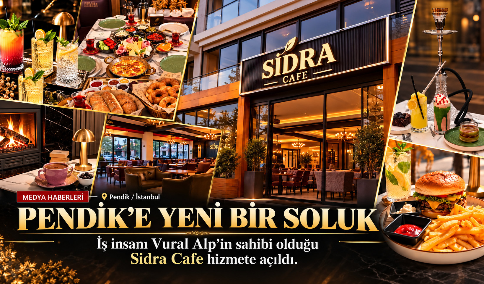 Pendik’e Yeni Bir Soluk: İş İnsanı Vural Alp’ten Sidra Cafe Yatırımı
