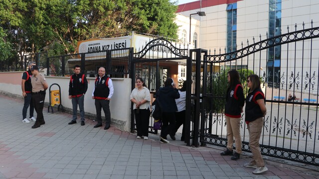 Adana'da bin 104 okulda güvenlik denetimi yapıldı