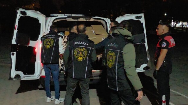 Aksaray'da inşaat ve tır hırsızı operasyonla yakalandı