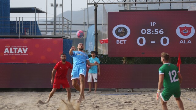 Alanya Belediyespor, Plaj Futbolu Şampiyonası'na başladı