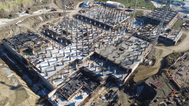 Amasya'da 600 yataklı yeni devlet hastanesi inşaatı sürüyor